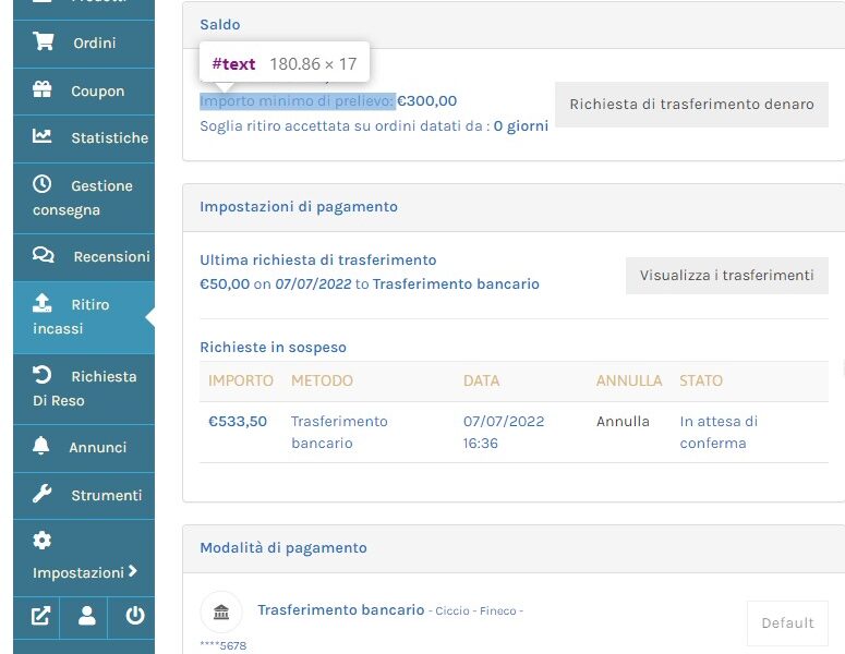 Protetto: Trasferisci i tuoi guadagni
